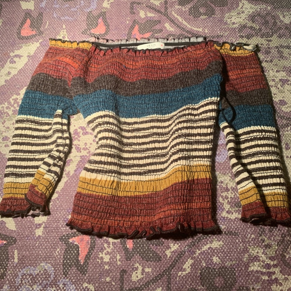 Urban Outfitters patterned sleeved tube top